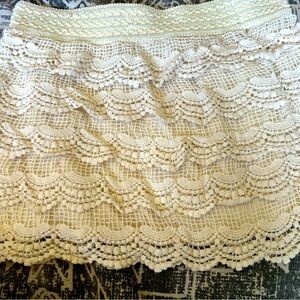 Jolt crocheted skirt